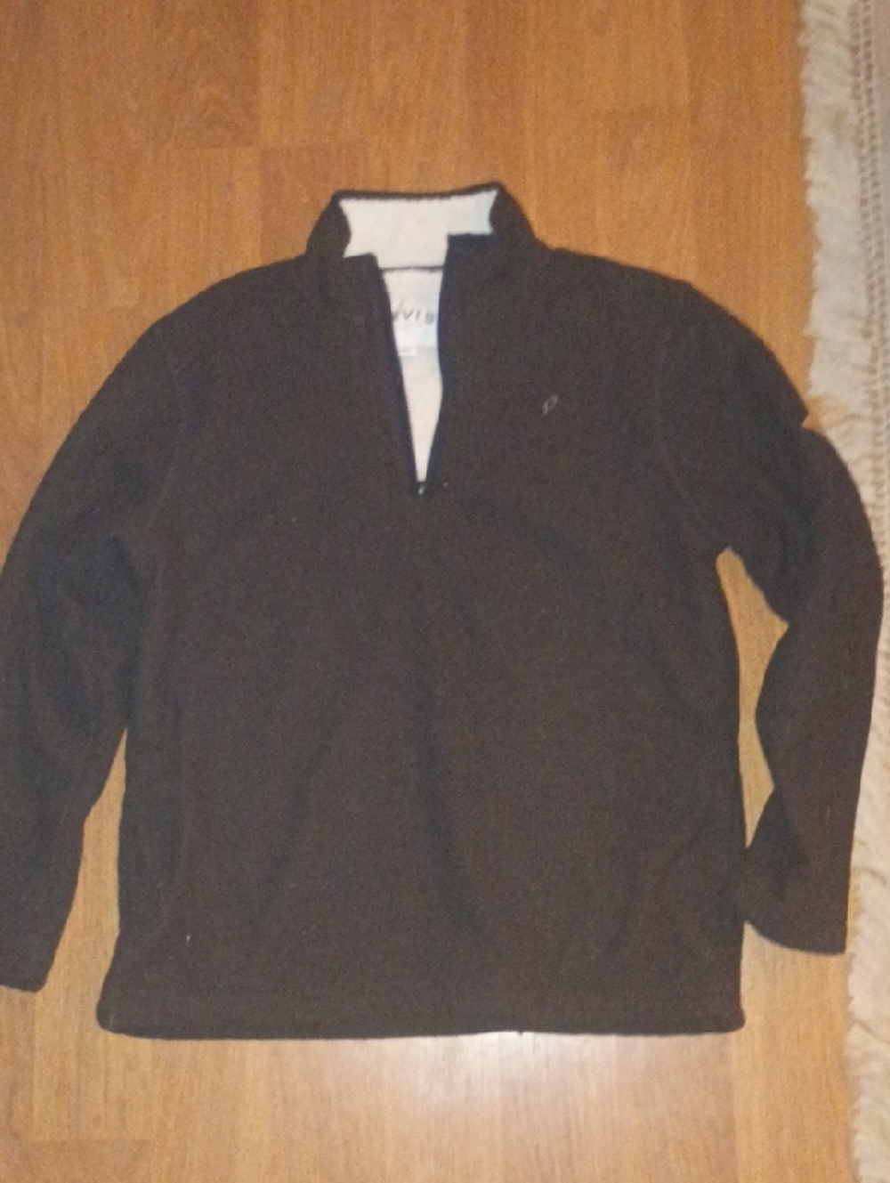 Orvis Men's Black Half-Zip Sweater